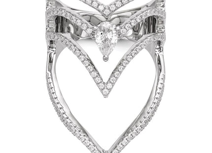 Sterling Silver Rings Style QR6676 - Classique Jewelry Inc.