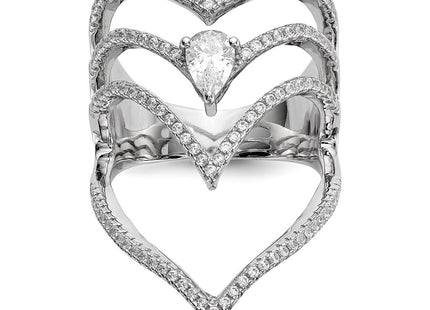 Sterling Silver Rings Style QR6676 - Classique Jewelry Inc.