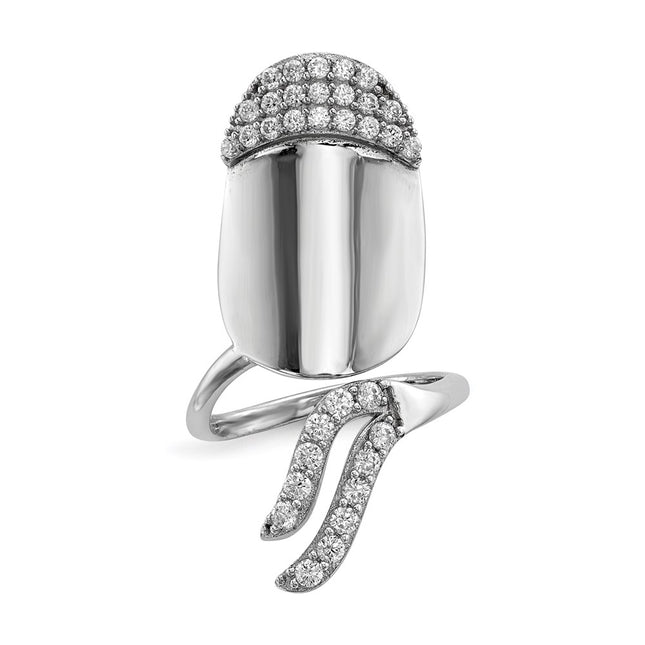Sterling Silver Rings Style QR6687 - Classique Jewelry Inc.