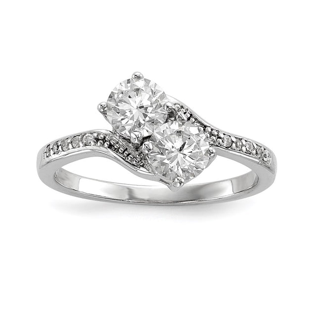 Sterling Silver Rings Style QR6707 - Classique Jewelry Inc.