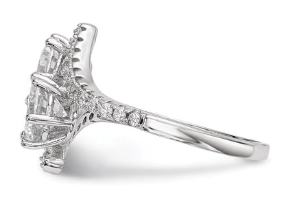 Sterling Silver Rings Style QR6709 - Classique Jewelry Inc.