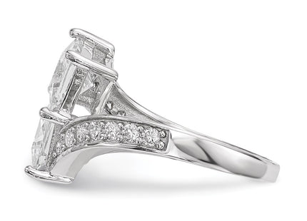 Sterling Silver Rings Style QR6710 - Classique Jewelry Inc.