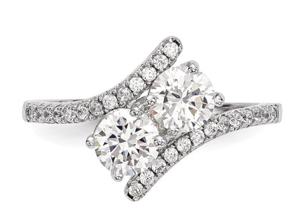 Sterling Silver Rings Style QR6714 - Classique Jewelry Inc.