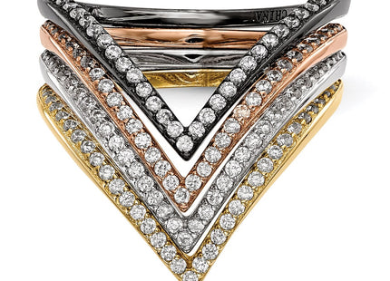 Sterling Silver Rings Style QR6739 - Classique Jewelry Inc.