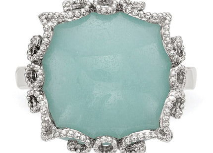 Sterling silver ring, further view