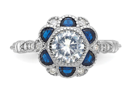 Sterling Silver Rings Style QR6770 - Classique Jewelry Inc.