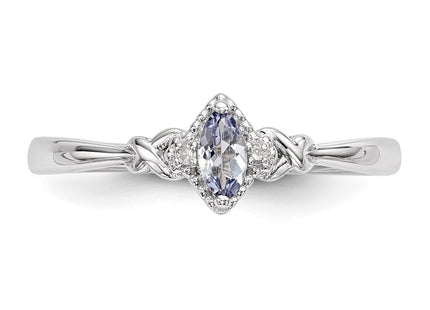 Sterling Silver Rings Style QR6789TZ - Classique Jewelry Inc.