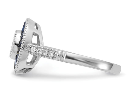 Sterling Silver Rings Style QR6860 - Classique Jewelry Inc.