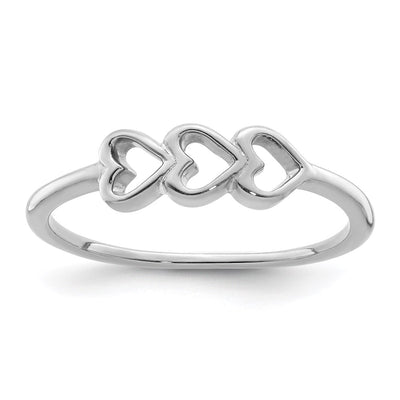 Sterling silver heart ring