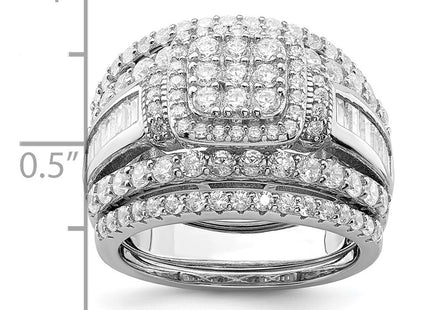 Sterling Silver Rings Style QR6930 - Classique Jewelry Inc.