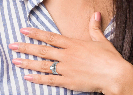 Sterling Silver Rings Style QR6934 - Classique Jewelry Inc.