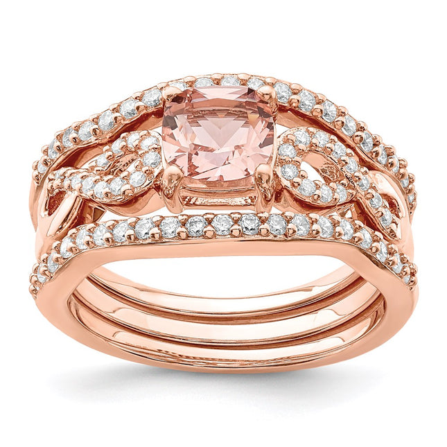 Sterling Silver Rings Style QR6936 - Classique Jewelry Inc.
