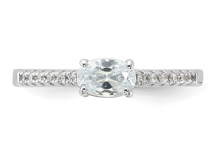 Sterling Silver Rings Style QR6952 - Classique Jewelry Inc.