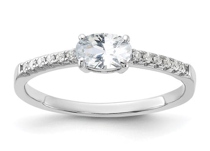 Sterling Silver Rings Style QR6952 - Classique Jewelry Inc.