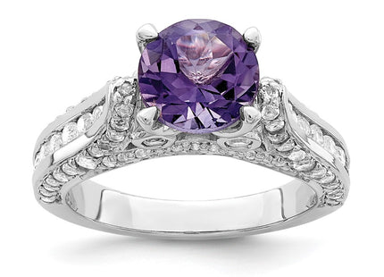 Sterling Silver Rings Style QR7033 - Classique Jewelry Inc.