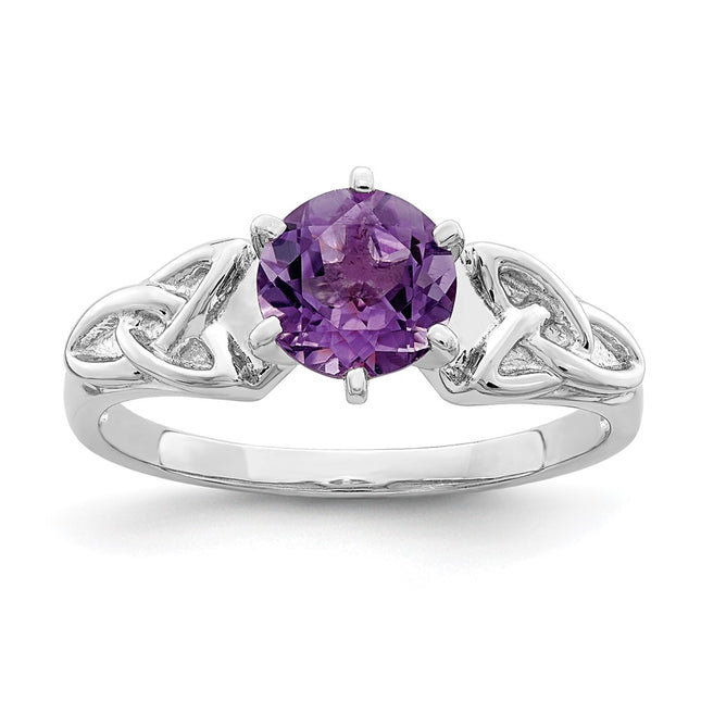 Sterling silver amethyst ring
