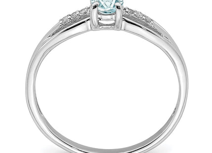 Sterling Silver Rings Style QR7064MAR - Classique Jewelry Inc.