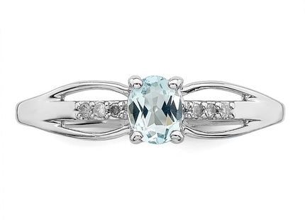 Sterling Silver Rings Style QR7064MAR - Classique Jewelry Inc.