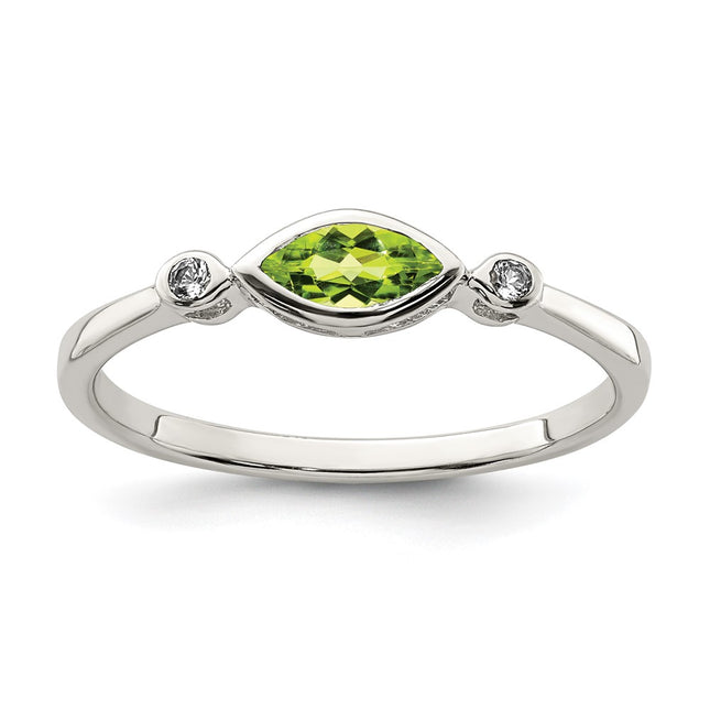 Sterling Silver Rings Style QR7065AUG - Classique Jewelry Inc.