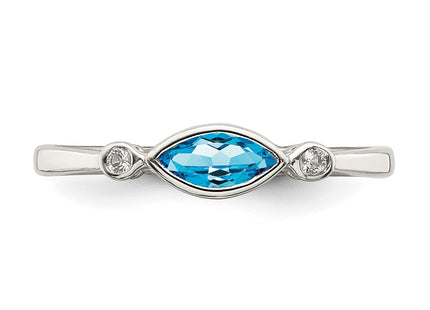 Sterling Silver Rings Style QR7065DEC - Classique Jewelry Inc.