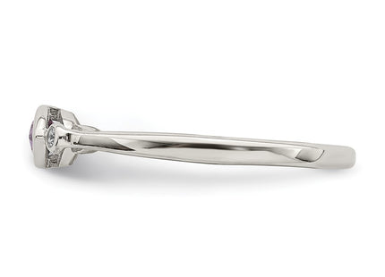 Sterling Silver Rings Style QR7065FEB - Classique Jewelry Inc.