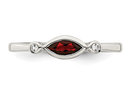 Sterling Silver Rings Style QR7065JAN - Classique Jewelry Inc.