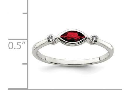 Sterling Silver Rings Style QR7065JAN - Classique Jewelry Inc.