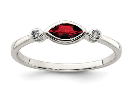 Sterling Silver Rings Style QR7065JAN - Classique Jewelry Inc.