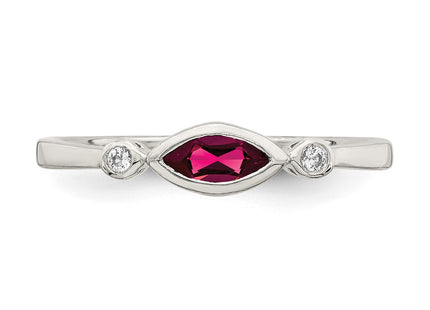 Sterling Silver Rings Style QR7065JUL - Classique Jewelry Inc.