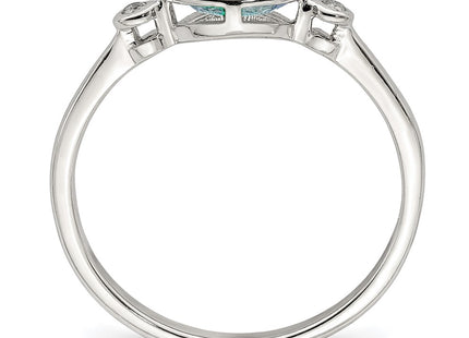 Sterling Silver Rings Style QR7065MAR - Classique Jewelry Inc.