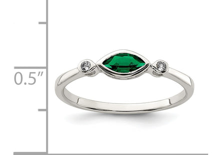 Sterling Silver Rings Style QR7065MAY - Classique Jewelry Inc.
