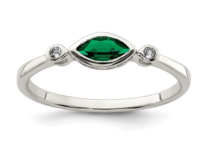 Sterling Silver Rings Style QR7065MAY - Classique Jewelry Inc.