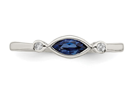 Sterling Silver Rings Style QR7065SEP - Classique Jewelry Inc.