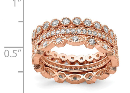 Sterling Silver Rings Style QR7114 - Classique Jewelry Inc.