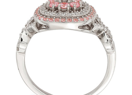 SS/Rose Plated Rings Style QR7124 - Classique Jewelry Inc.