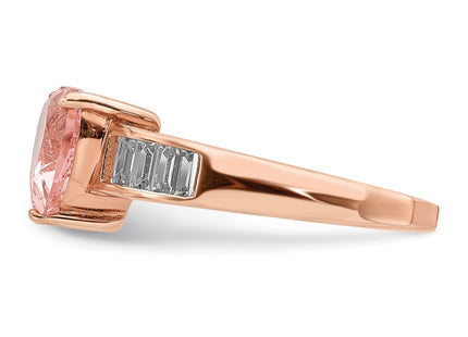 SS/Rose Plated Rings Style QR7127 - Classique Jewelry Inc.