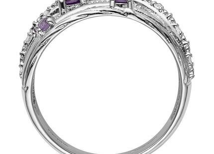 Sterling Silver Rings Style QR7133 - Classique Jewelry Inc.
