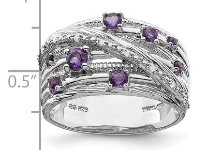 Sterling Silver Rings Style QR7133 - Classique Jewelry Inc.