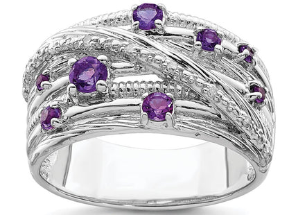 Sterling Silver Rings Style QR7133 - Classique Jewelry Inc.