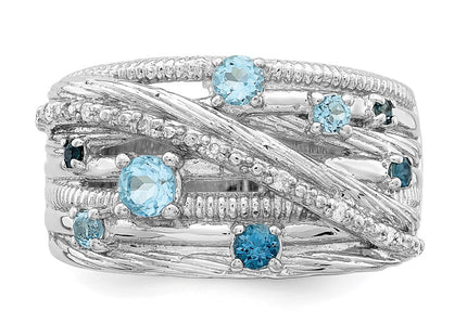 Sterling Silver Rings Style QR7134 - Classique Jewelry Inc.