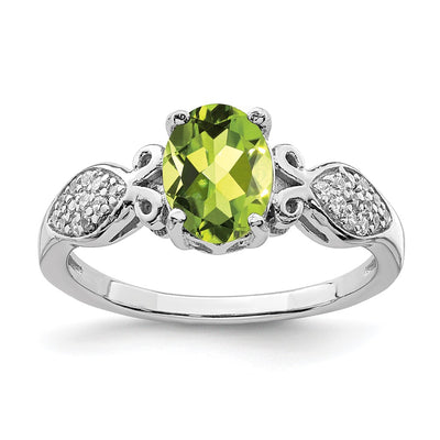Sterling silver cubic zirconia ring