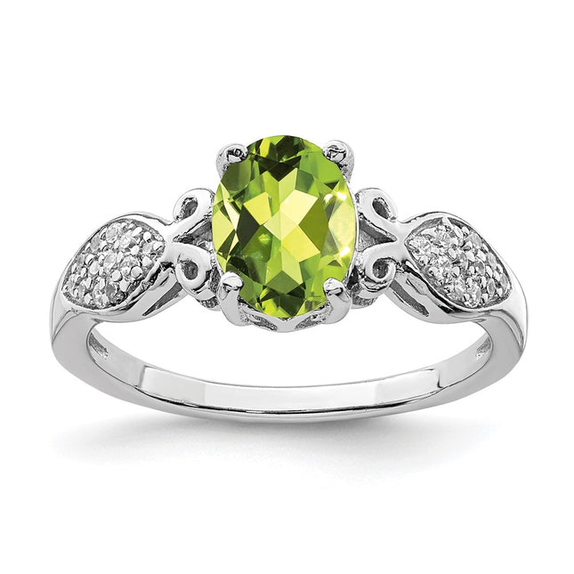 Sterling silver cubic zirconia ring