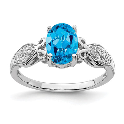 Sterling silver cubic zirconia ring