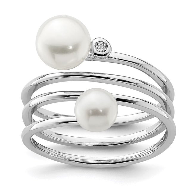 Sterling Silver Rings Style QR7158 - Classique Jewelry Inc.