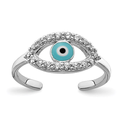 Sterling silver cubic zirconia ring