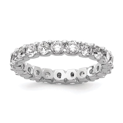 Sterling silver cubic zirconia band