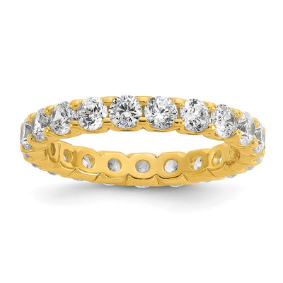 Sterling silver cubic zirconia band