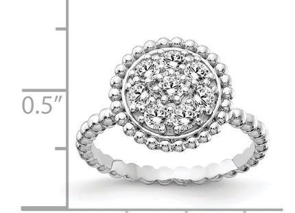 Sterling Silver Rings Style QR7168 - Classique Jewelry Inc.