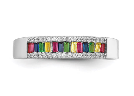 Sterling Silver Rings Style QR7172 - Classique Jewelry Inc.