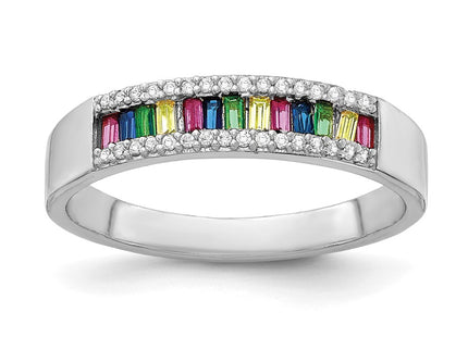 Sterling Silver Rings Style QR7172 - Classique Jewelry Inc.